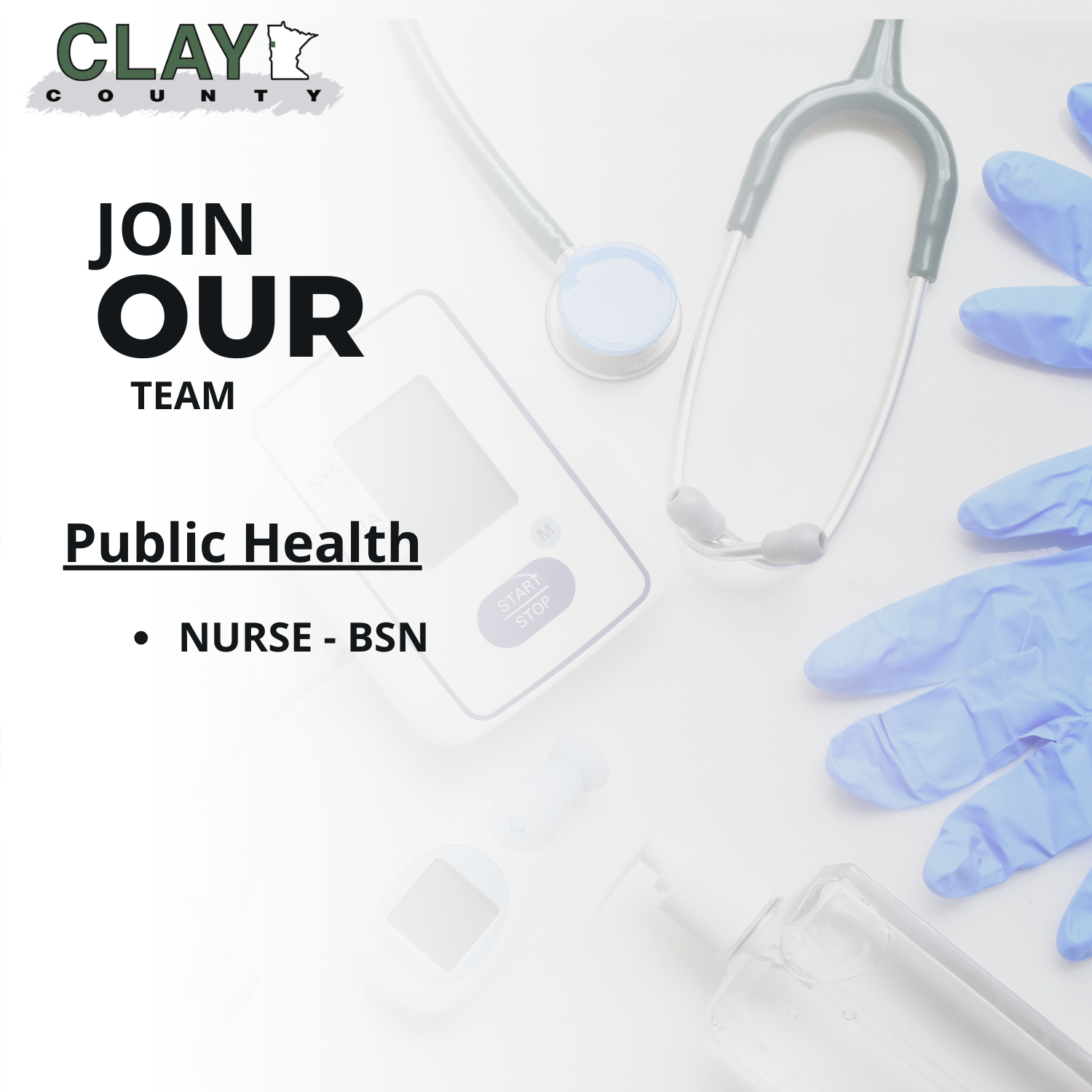 Join our team graphic with the information repeated from this news flash